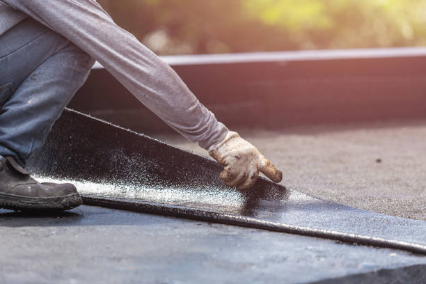 Professional Waterproofing technician working in Holly Pond, AL